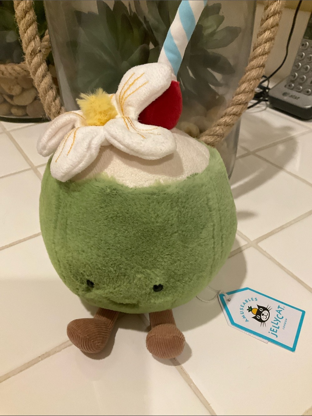 Jellycat Amuseables Aruba Coconut
